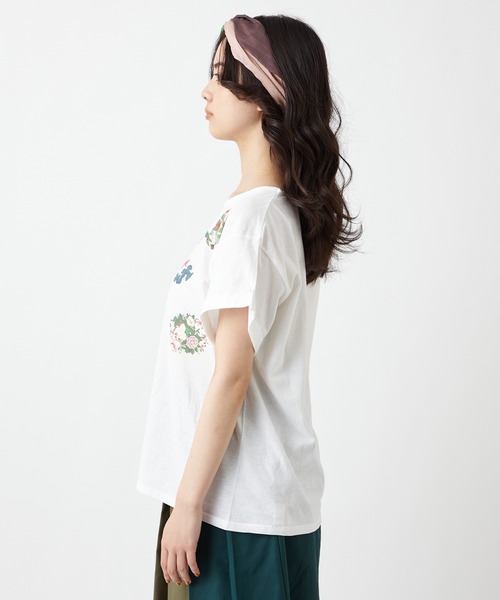 ふりふ（フリフ）の「furifuTシャツ（Tシャツ/カットソー・レディース・ホワイト/パープル/レッド/オフホワイト・FREE）」の20枚目の写真