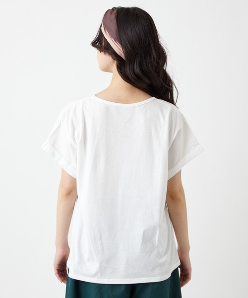 ふりふ（フリフ）の「furifuTシャツ（Tシャツ/カットソー・レディース・ホワイト/パープル/レッド/オフホワイト・FREE）」の21枚目の写真