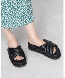 Realta | Realta(レアルタ) もこもこベルトクロス サンダル(サンダル)