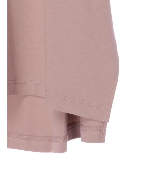 earth music&ecology（アースミュージックアンドエコロジー）の「スムースポンチョ風Tシャツ ＊（Tシャツ/カットソー・レディース・ブラック/グレイッシュベージュ/ピンク/オフホワイト/チャコールグレー/ミント・FREE）」の21枚目の写真