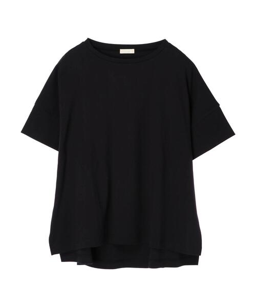 earth music&ecology（アースミュージックアンドエコロジー）の「スムースポンチョ風Tシャツ ＊（Tシャツ/カットソー・レディース・ブラック/グレイッシュベージュ/ピンク/オフホワイト/チャコールグレー/ミント・FREE）」の18枚目の写真