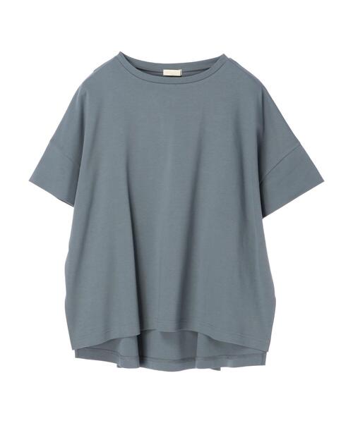 earth music&ecology（アースミュージックアンドエコロジー）の「スムースポンチョ風Tシャツ ＊（Tシャツ/カットソー・レディース・ブラック/グレイッシュベージュ/ピンク/オフホワイト/チャコールグレー/ミント・FREE）」の15枚目の写真