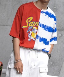 Perushu | リメイクカレッジボーダーTシャツ(Tシャツ/カットソー)