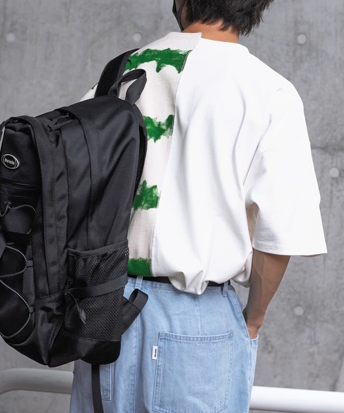 Perushu（ペルーシュ）の「リメイクカレッジボーダーTシャツ（Tシャツ/カットソー・メンズ・ブラック/レッド/ホワイト・LARGE/MEDIUM）」の10枚目の写真