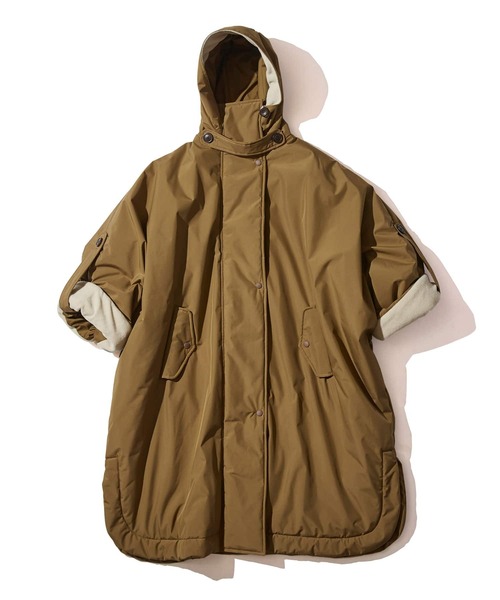 F/CE. （エフシーイー）の「F/CE. RECYCLE MATERIAL PADDING PONCHO / エフシーイー リサイクルマテリアル パディング ポンチョ（ポンチョ・レディース・ブラック/オリーブ/ブラウン系その他・SMALL/MEDIUM）」の11枚目の写真