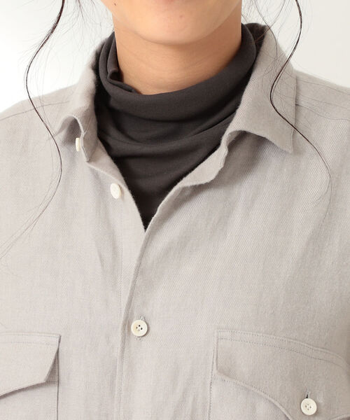 AUBERGE × Demi-Luxe BEAMS/ 別注 CEZANNE BROSSE リネンシャツ