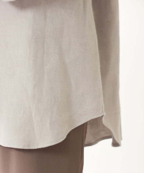 AUBERGE × Demi-Luxe BEAMS/ 別注 CEZANNE BROSSE リネンシャツ