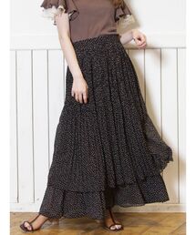 dazzlin | ドットメローシフォンスカート(スカート)
