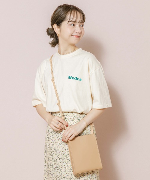 flower（フラワー）の「デイリーミニショルダーバッグ（ショルダーバッグ・レディース・ベージュ/アイボリー・FREE）」の7枚目の写真