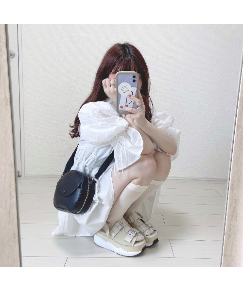 DEVICE（デバイス）の「【インフルエンサー yuririn ×DEVICE コラボ】Rename ラウンド ミニショルダーバッグ（ショルダーバッグ・レディース・ブラック・FREE）」の10枚目の写真