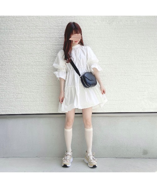 DEVICE（デバイス）の「【インフルエンサー yuririn ×DEVICE コラボ】Rename ラウンド ミニショルダーバッグ（ショルダーバッグ・レディース・ブラック・FREE）」の2枚目の写真