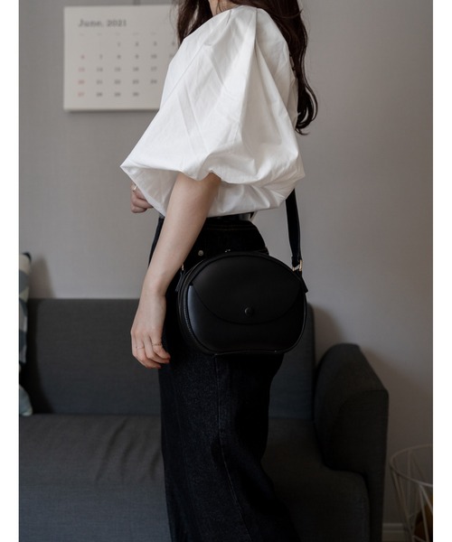 DEVICE（デバイス）の「【インフルエンサー yuririn ×DEVICE コラボ】Rename ラウンド ミニショルダーバッグ（ショルダーバッグ・レディース・ブラック・FREE）」の3枚目の写真