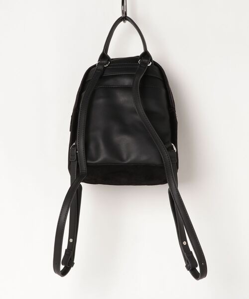 X-girl（エックスガール）の「VELVET MINI DAYPACK（バックパック/リュック・レディース・ライトグリーン/ブラック/ブルー・ONE SIZE）」の4枚目の写真