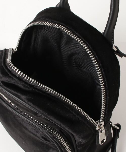 X-girl（エックスガール）の「VELVET MINI DAYPACK（バックパック/リュック・レディース・ライトグリーン/ブラック/ブルー・ONE SIZE）」の6枚目の写真