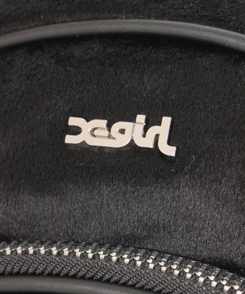 X-girl（エックスガール）の「VELVET MINI DAYPACK（バックパック/リュック・レディース・ライトグリーン/ブラック/ブルー・ONE SIZE）」の10枚目の写真