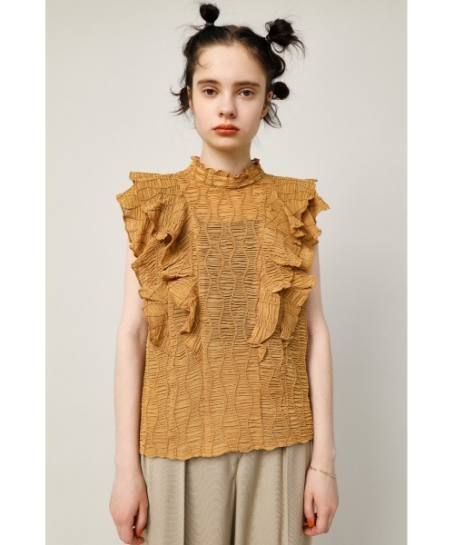 SLY（スライ）の「RUFFLE BLOUSE ラッフル ブラウス（シャツ