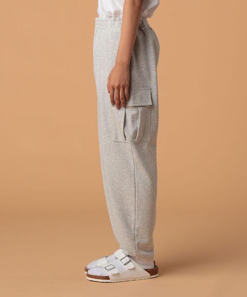 FEELING MADE（フィーリングメイド）の「FEELING MADE エアリースウェット ミリタリー カーゴパンツ（スウェットパンツ・メンズ・ライトグレー/ブラック・MEDIUM/SMALL/LARGE）」の10枚目の写真