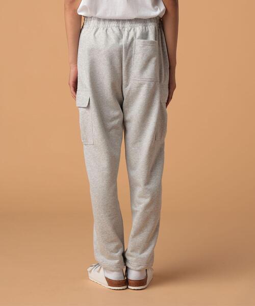 FEELING MADE（フィーリングメイド）の「FEELING MADE エアリースウェット ミリタリー カーゴパンツ（スウェットパンツ・メンズ・ライトグレー/ブラック・MEDIUM/SMALL/LARGE）」の11枚目の写真