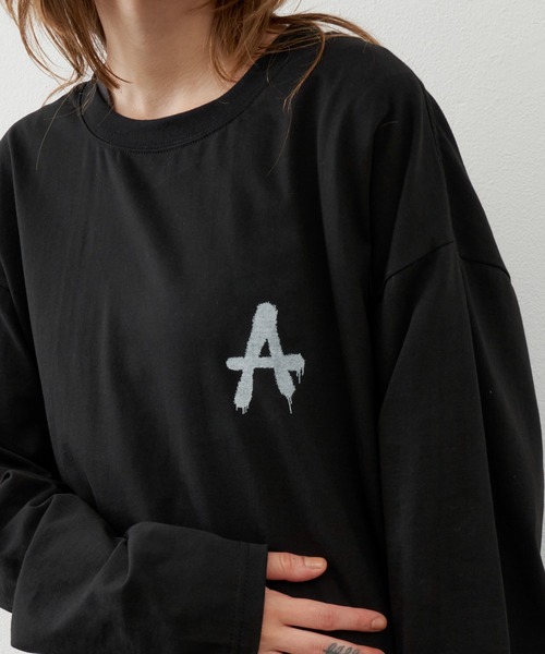 AIVER tシャツ AIVER ウォッシュダメージロンTEE メンズ