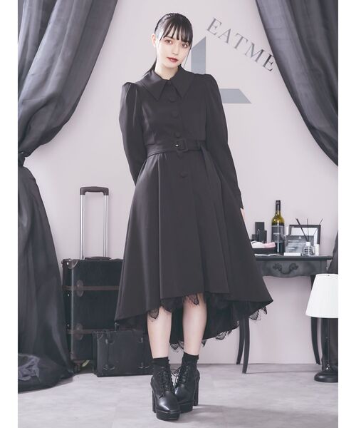 EATME(イートミー)の「イレヘムレディコート(その他アウター・レディース・ブラック/その他1/グリーン系その他・FREE)」の2枚目の写真