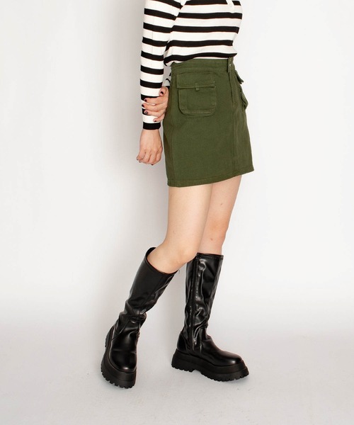 SVEC（シュベック）の「チャンキーソール ストレッチ ロングブーツ / インサイドジップ（ブーツ・レディース・ブラック・36/38/39/37/35/40）」の16枚目の写真