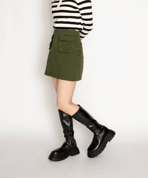 SVEC（シュベック）の「チャンキーソール ストレッチ ロングブーツ / インサイドジップ（ブーツ・レディース・ブラック・36/38/39/37/35/40）」の17枚目の写真