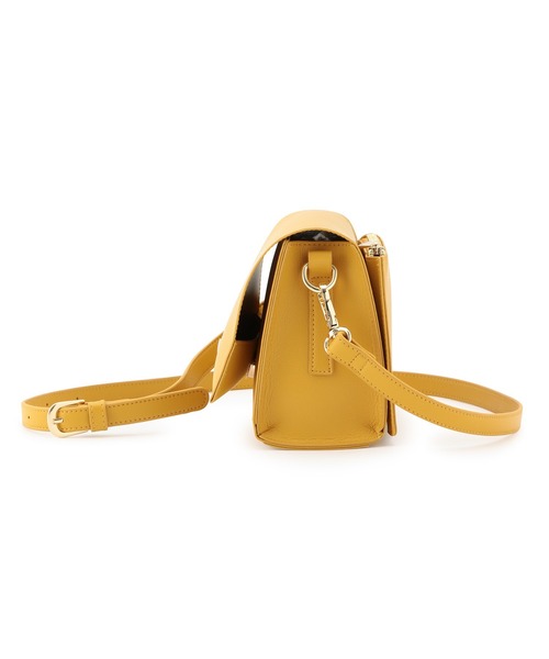 ROPE' PICNIC（ロペピクニック）の「【軽量】平カシメフラップミニショルダーバッグ（ショルダーバッグ・レディース・ブラック/ブラウン系その他3/イエロー/シルバー・FREE）」の7枚目の写真