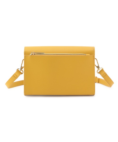 ROPE' PICNIC（ロペピクニック）の「【軽量】平カシメフラップミニショルダーバッグ（ショルダーバッグ・レディース・ブラック/ブラウン系その他3/イエロー/シルバー・FREE）」の15枚目の写真