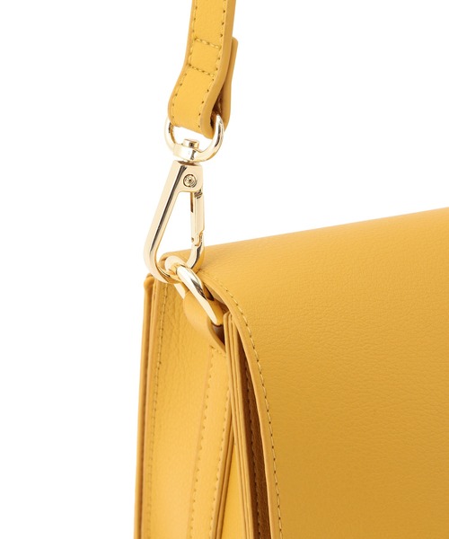 ROPE' PICNIC（ロペピクニック）の「【軽量】平カシメフラップミニショルダーバッグ（ショルダーバッグ・レディース・ブラック/ブラウン系その他3/イエロー/シルバー・FREE）」の5枚目の写真
