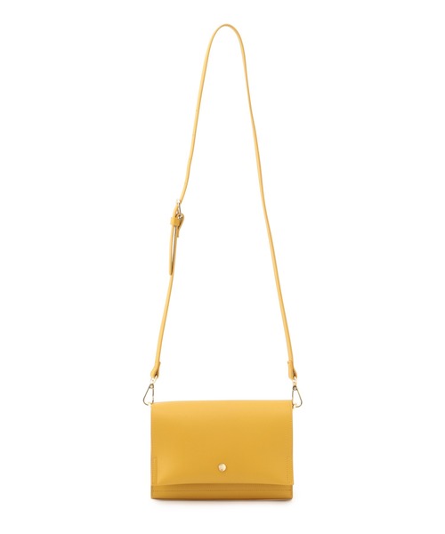ROPE' PICNIC（ロペピクニック）の「【軽量】平カシメフラップミニショルダーバッグ（ショルダーバッグ・レディース・ブラック/ブラウン系その他3/イエロー/シルバー・FREE）」の13枚目の写真