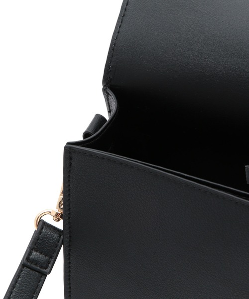 ROPE' PICNIC（ロペピクニック）の「【軽量】平カシメフラップミニショルダーバッグ（ショルダーバッグ・レディース・ブラック/ブラウン系その他3/イエロー/シルバー・FREE）」の12枚目の写真