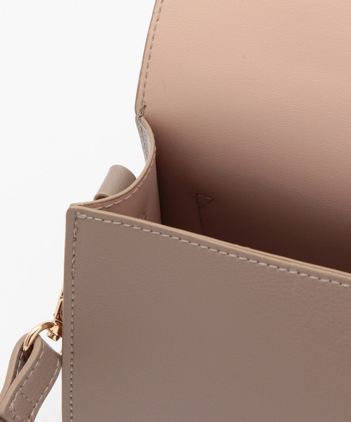 ROPE' PICNIC（ロペピクニック）の「【軽量】平カシメフラップミニショルダーバッグ（ショルダーバッグ・レディース・ブラック/ブラウン系その他3/イエロー/シルバー・FREE）」の8枚目の写真