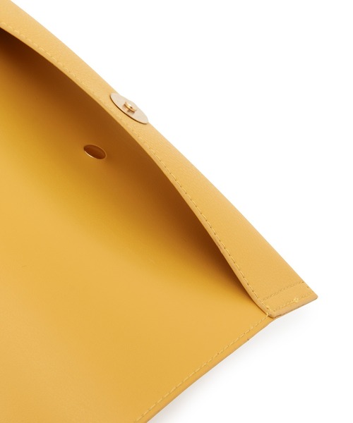 ROPE' PICNIC（ロペピクニック）の「【軽量】平カシメフラップミニショルダーバッグ（ショルダーバッグ・レディース・ブラック/ブラウン系その他3/イエロー/シルバー・FREE）」の6枚目の写真