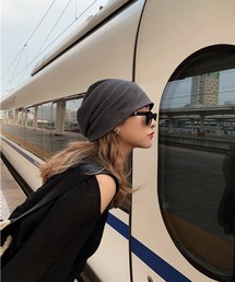 HALEY PESCA（ヘーリーペスカ）の「HALEY PESCA/ルーズデザイン ニット帽 ビーニー（ニットキャップ/ビーニー・レディース）」