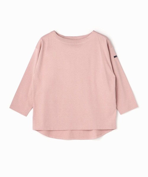 Grand PARK（グランドパーク）の「国産デラヴェ天竺Ｔシャツ（Tシャツ/カットソー・レディース・ブルー/ピンク/ベージュ/イエロー・FREE）」の4枚目の写真