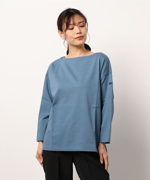 Grand PARK（グランドパーク）の「国産デラヴェ天竺Ｔシャツ（Tシャツ/カットソー・レディース・ブルー/ピンク/ベージュ/イエロー・FREE）」の18枚目の写真