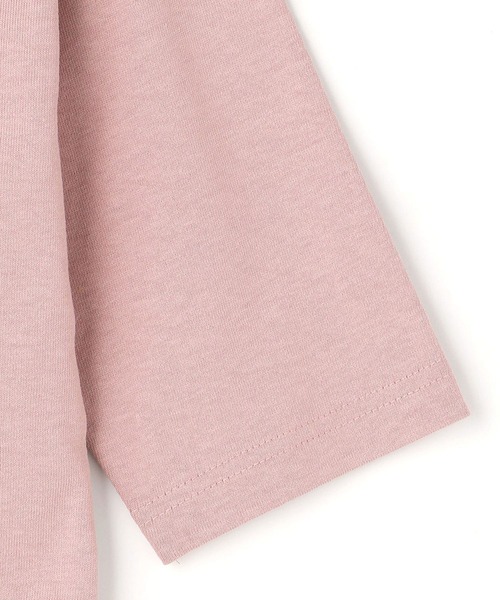 Grand PARK（グランドパーク）の「国産デラヴェ天竺Ｔシャツ（Tシャツ/カットソー・レディース・ブルー/ピンク/ベージュ/イエロー・FREE）」の9枚目の写真