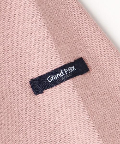 Grand PARK（グランドパーク）の「国産デラヴェ天竺Ｔシャツ（Tシャツ/カットソー・レディース・ブルー/ピンク/ベージュ/イエロー・FREE）」の11枚目の写真