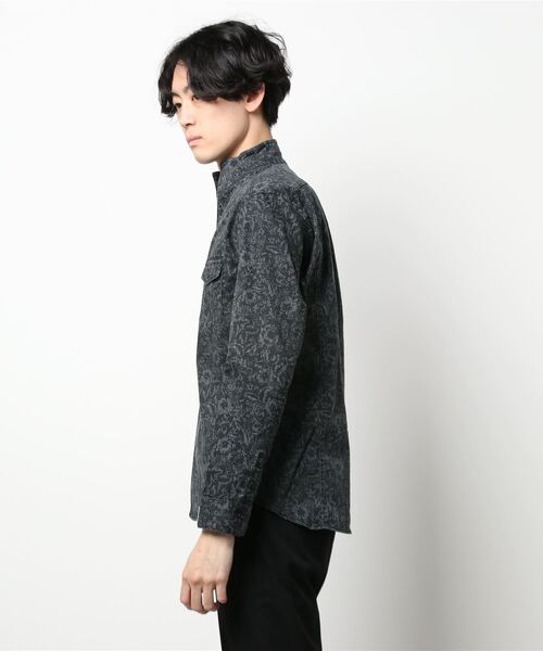 HIDEAWAYS NICOLE(ハイダウェイニコル)の「ソフトシャンブレーツイルストレッチシャツ(シャツ/ブラウス・メンズ・オフホワイト/インディゴブルー/ホワイト系その他/ブラック系その他・MEDIUM/LARGE/X-LARGE)」の8枚目の写真