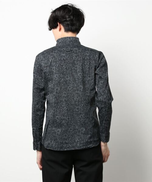 HIDEAWAYS NICOLE(ハイダウェイニコル)の「ソフトシャンブレーツイルストレッチシャツ(シャツ/ブラウス・メンズ・オフホワイト/インディゴブルー/ホワイト系その他/ブラック系その他・MEDIUM/LARGE/X-LARGE)」の18枚目の写真