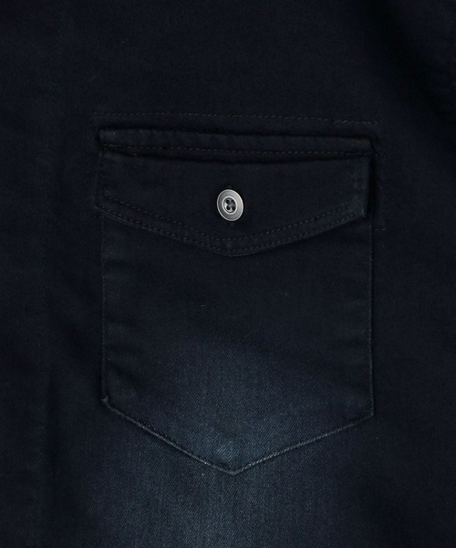 HIDEAWAYS NICOLE(ハイダウェイニコル)の「ソフトシャンブレーツイルストレッチシャツ(シャツ/ブラウス・メンズ・オフホワイト/インディゴブルー/ホワイト系その他/ブラック系その他・MEDIUM/LARGE/X-LARGE)」の19枚目の写真