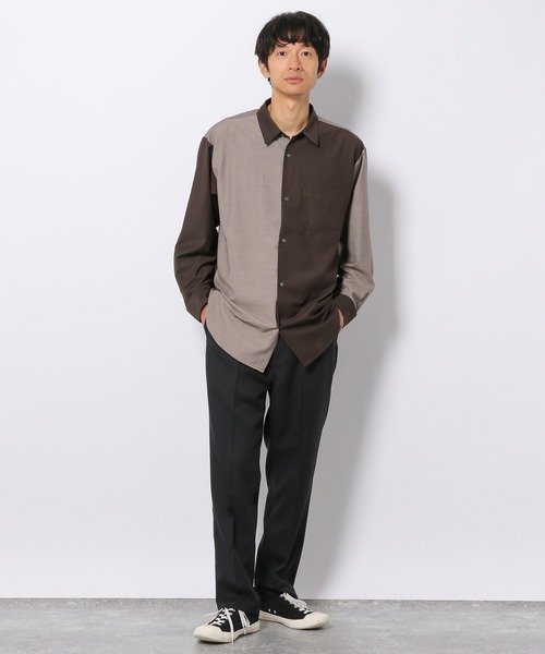 LAKOLE（ラコレ）の「ステップツイルトラウザーパンツ / 218465（スラックス・メンズ・ブラック/アイボリー/ネイビー・M/L）」の13枚目の写真