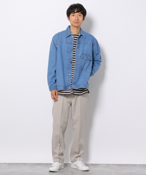 LAKOLE（ラコレ）の「ステップツイルトラウザーパンツ / 218465（スラックス・メンズ・ブラック/アイボリー/ネイビー・M/L）」の7枚目の写真