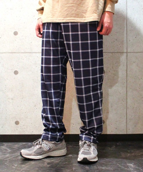 SHISKY(シスキー)の「ダンボール 無地 チェック シェフパンツ(スウェットパンツ・メンズ・ベージュ/ネイビー系/ブラウン/ベージュ系その他2/ホワイト系その他/ブラック/ベージュ系その他/杢グレー/グレー系その他/ブラウン系その他・L/M/XL)」の10枚目の写真