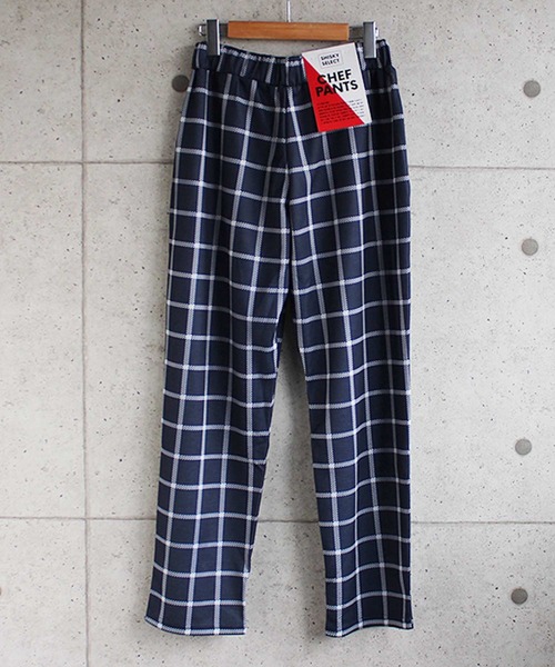 SHISKY(シスキー)の「ダンボール 無地 チェック シェフパンツ(スウェットパンツ・メンズ・ベージュ/ネイビー系/ブラウン/ベージュ系その他2/ホワイト系その他/ブラック/ベージュ系その他/杢グレー/グレー系その他/ブラウン系その他・L/M/XL)」の19枚目の写真
