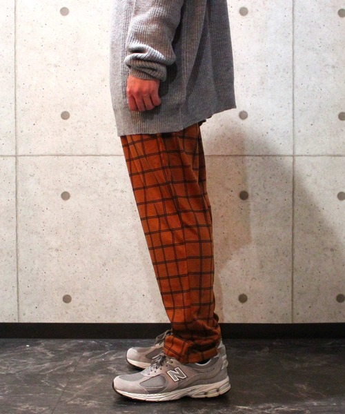 SHISKY(シスキー)の「ダンボール 無地 チェック シェフパンツ(スウェットパンツ・メンズ・ベージュ/ネイビー系/ブラウン/ベージュ系その他2/ホワイト系その他/ブラック/ベージュ系その他/杢グレー/グレー系その他/ブラウン系その他・L/M/XL)」の22枚目の写真