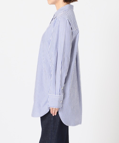 SLOBE IENA（スローブイエナ）の「パールボタンレギュラーシャツ【手洗い可能】◆（シャツ/ブラウス・レディース・イエロー/ホワイト/ブルー・FREE）」の11枚目の写真