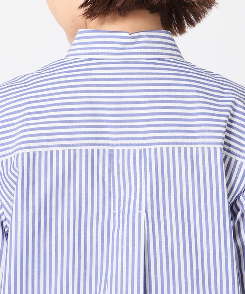 SLOBE IENA（スローブイエナ）の「パールボタンレギュラーシャツ【手洗い可能】◆（シャツ/ブラウス・レディース・イエロー/ホワイト/ブルー・FREE）」の14枚目の写真