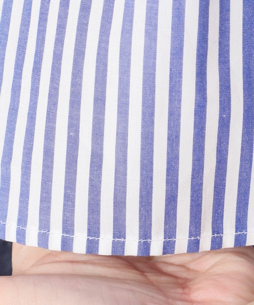 SLOBE IENA（スローブイエナ）の「パールボタンレギュラーシャツ【手洗い可能】◆（シャツ/ブラウス・レディース・イエロー/ホワイト/ブルー・FREE）」の22枚目の写真