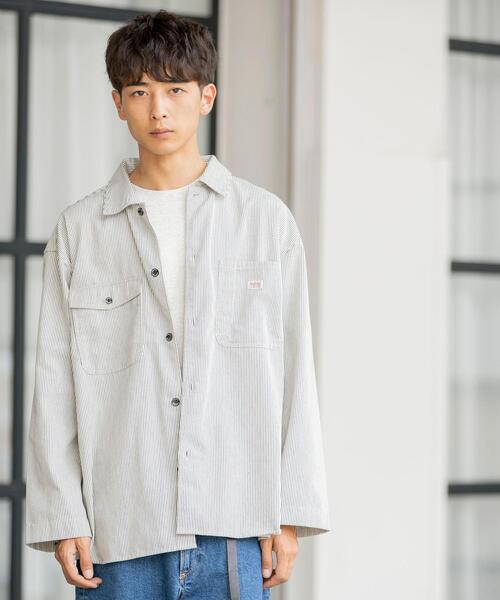 coen（コーエン）の「SMITH’S(スミス)別注レギュラーシャツ（シャツ/ブラウス・メンズ・ネイビー/ホワイト/ブラック・LARGE/SMALL/MEDIUM）」の2枚目の写真